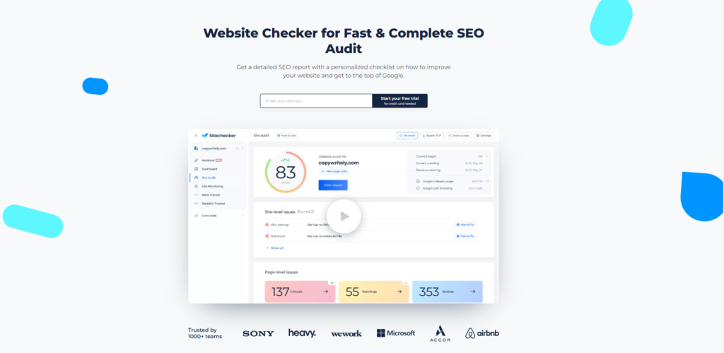 Proarch Sitechecker Tool